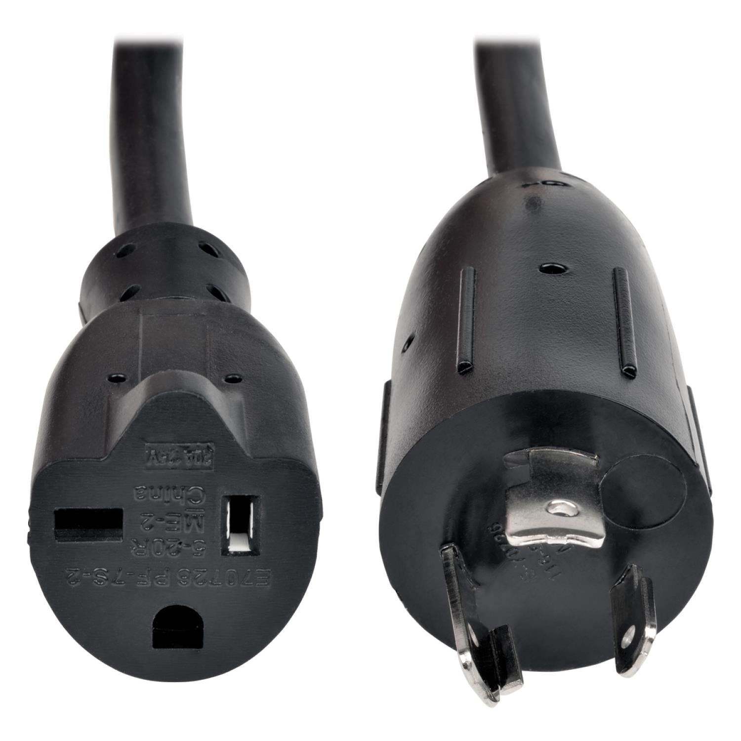 Tripp Lite 6In Power Cord Adapter Cable L5-20P To 5-20R Heavy Duty 20A 12Awg 6