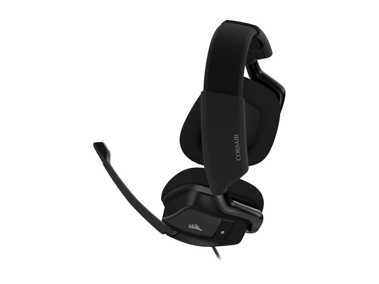 Corsair VOID ELITE SURROUND 3.5mm/ USB Connector Circumaural Premium Gaming Headset with 7.1 Surround Sound, Carbon