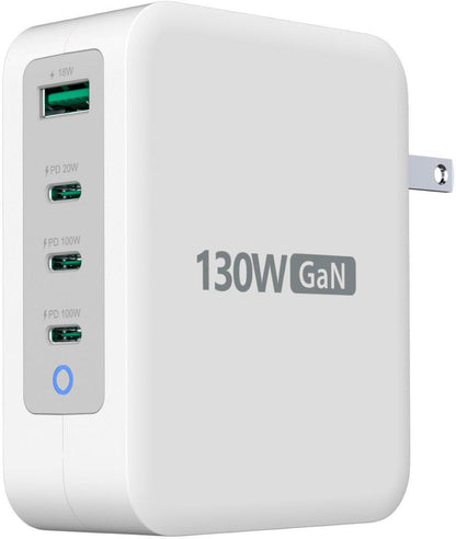 j5create 130W GaN USB Type-C 4-Port Charger JUP43130 Black