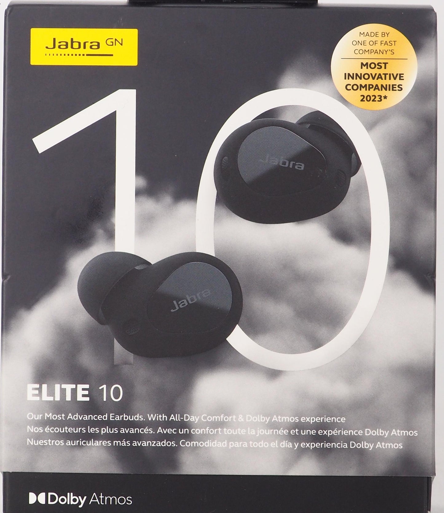 Jabra Elite 10 Dolby Atmos True Wireless In-ear Headphones 100-99280904-99  Gloss Black