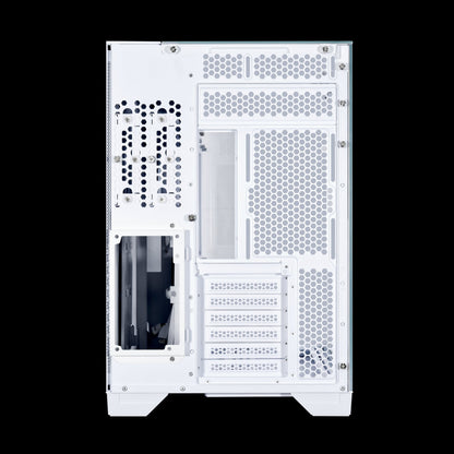 LIAN LI O11 Vision White Aluminum / Steel / Tempered Glass ATX Mid Tower Computer Case ----- O11VW