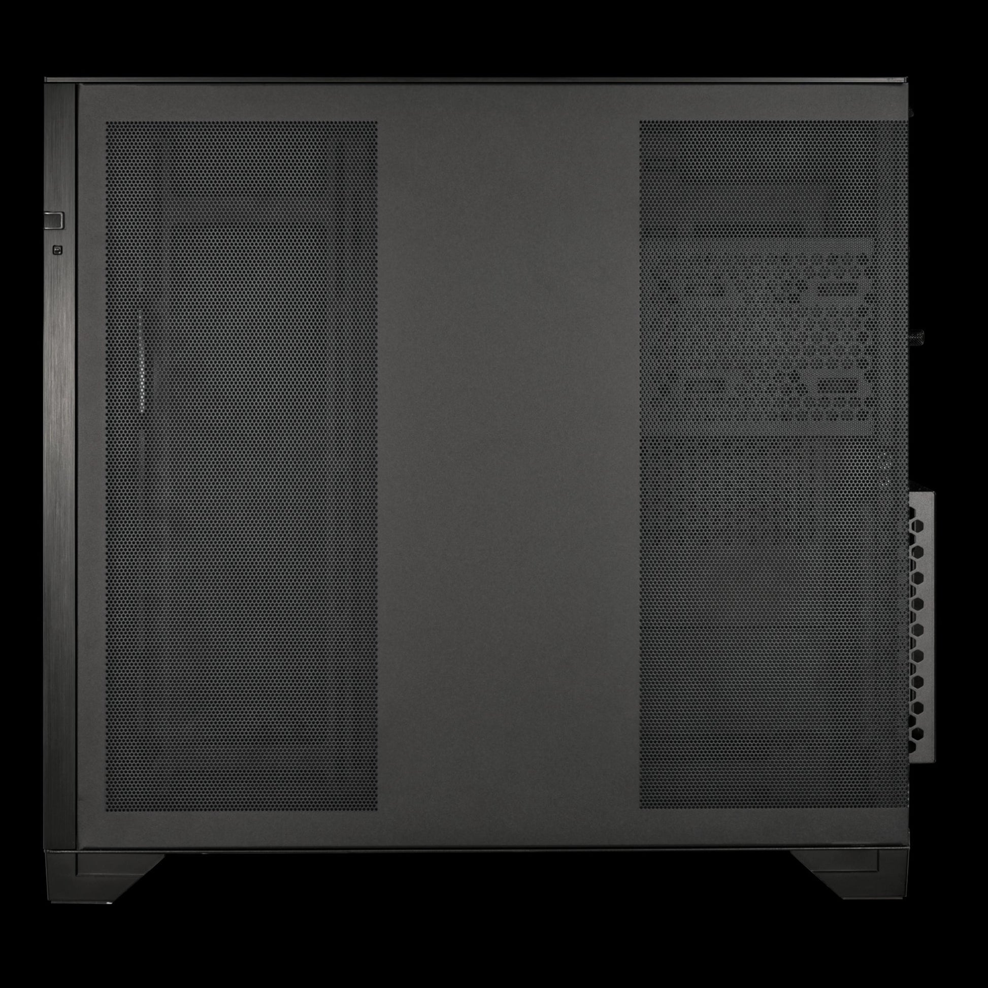 LIAN LI O11 Vision Black  Aluminum / Steel / Tempered Glass ATX Mid Tower Computer Case ----- O11VX