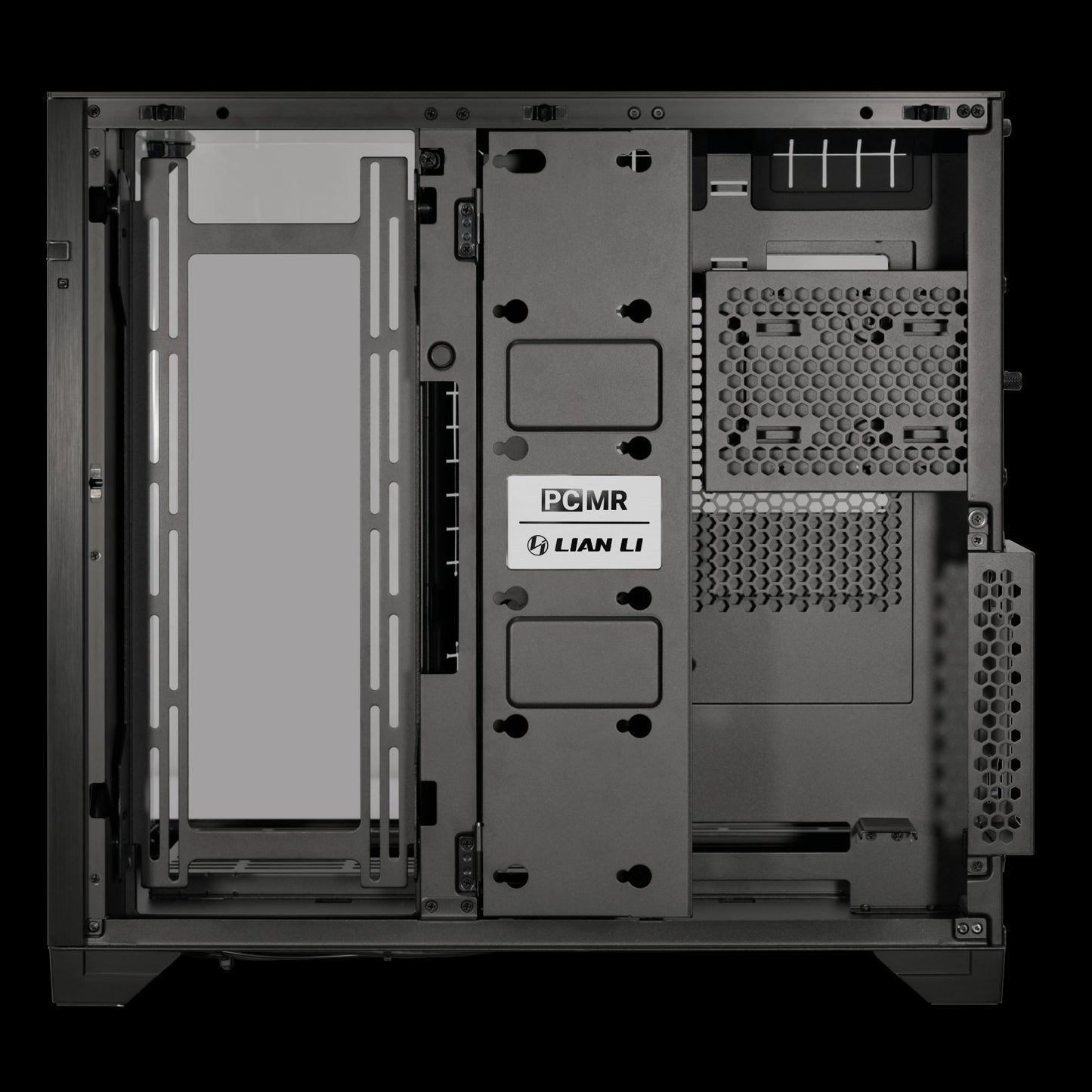 LIAN LI O11 Vision Black  Aluminum / Steel / Tempered Glass ATX Mid Tower Computer Case ----- O11VX