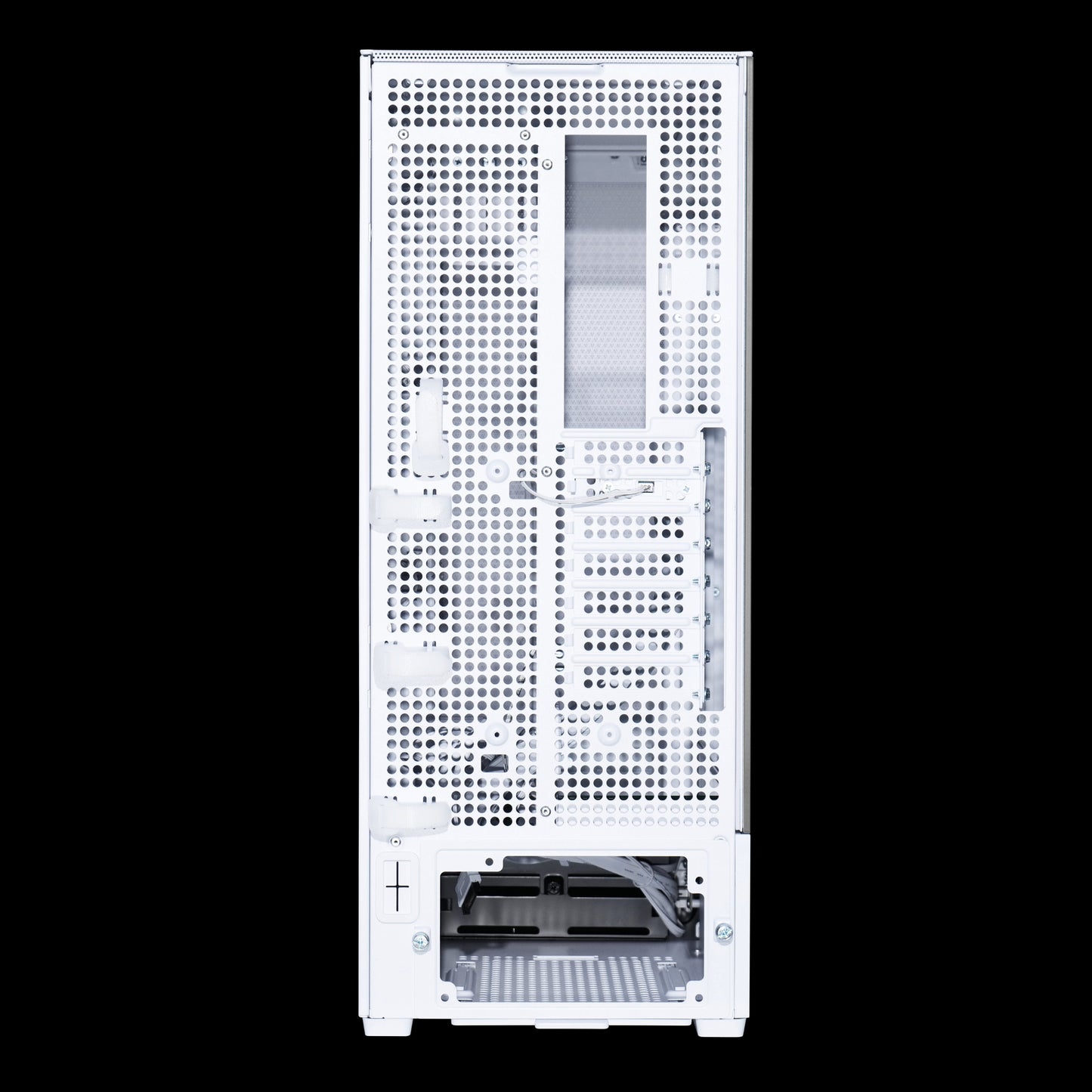 LIAN LI SUP01 White  Steel / Tempered Glass ATX Mid Tower Computer Case ----SUP01W
