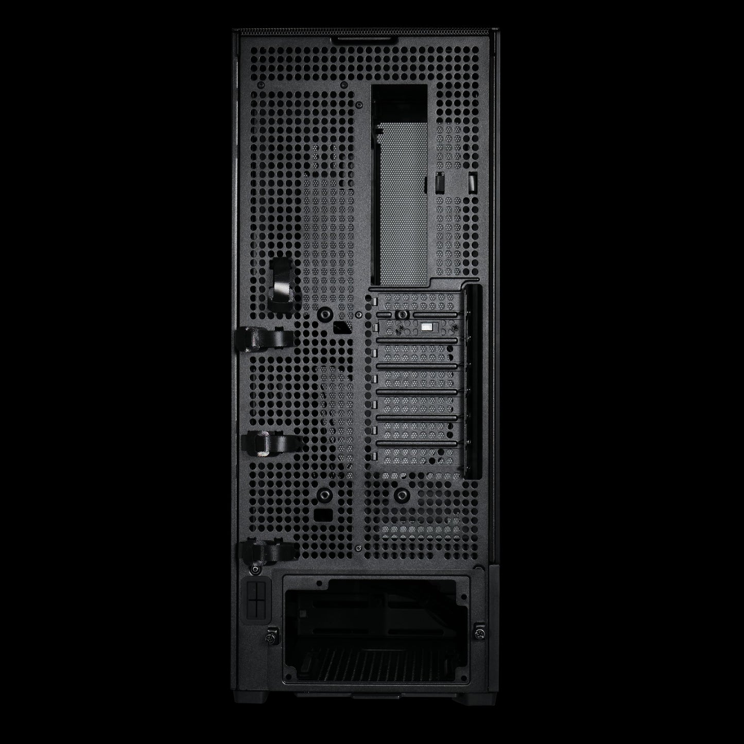 LIAN LI SUP01 Black Steel / Tempered Glass ATX Mid Tower Computer Case ----SUP01X