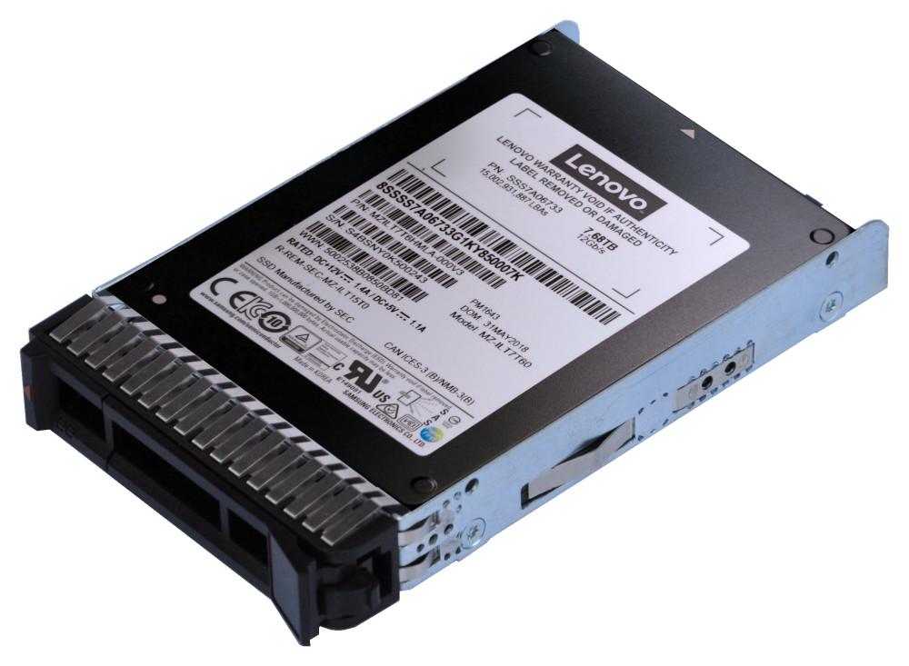 Lenovo ThinkSystem PM1655 - SSD - encrypted - 1.6 TB - hot-swap - 2.5 - SAS 12Gb/s - TCG Enterprise - for ThinkStation