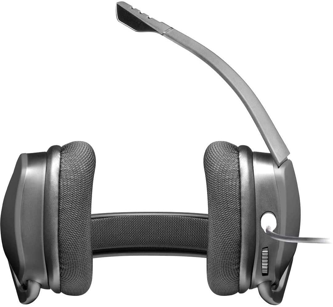 Corsair VOID ELITE SURROUND 3.5mm/ USB Connector Circumaural Premium Gaming Headset with 7.1 Surround Sound, Carbon