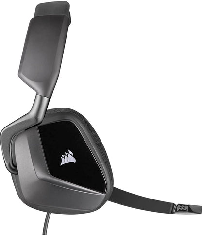 Corsair VOID ELITE SURROUND 3.5mm/ USB Connector Circumaural Premium Gaming Headset with 7.1 Surround Sound, Carbon