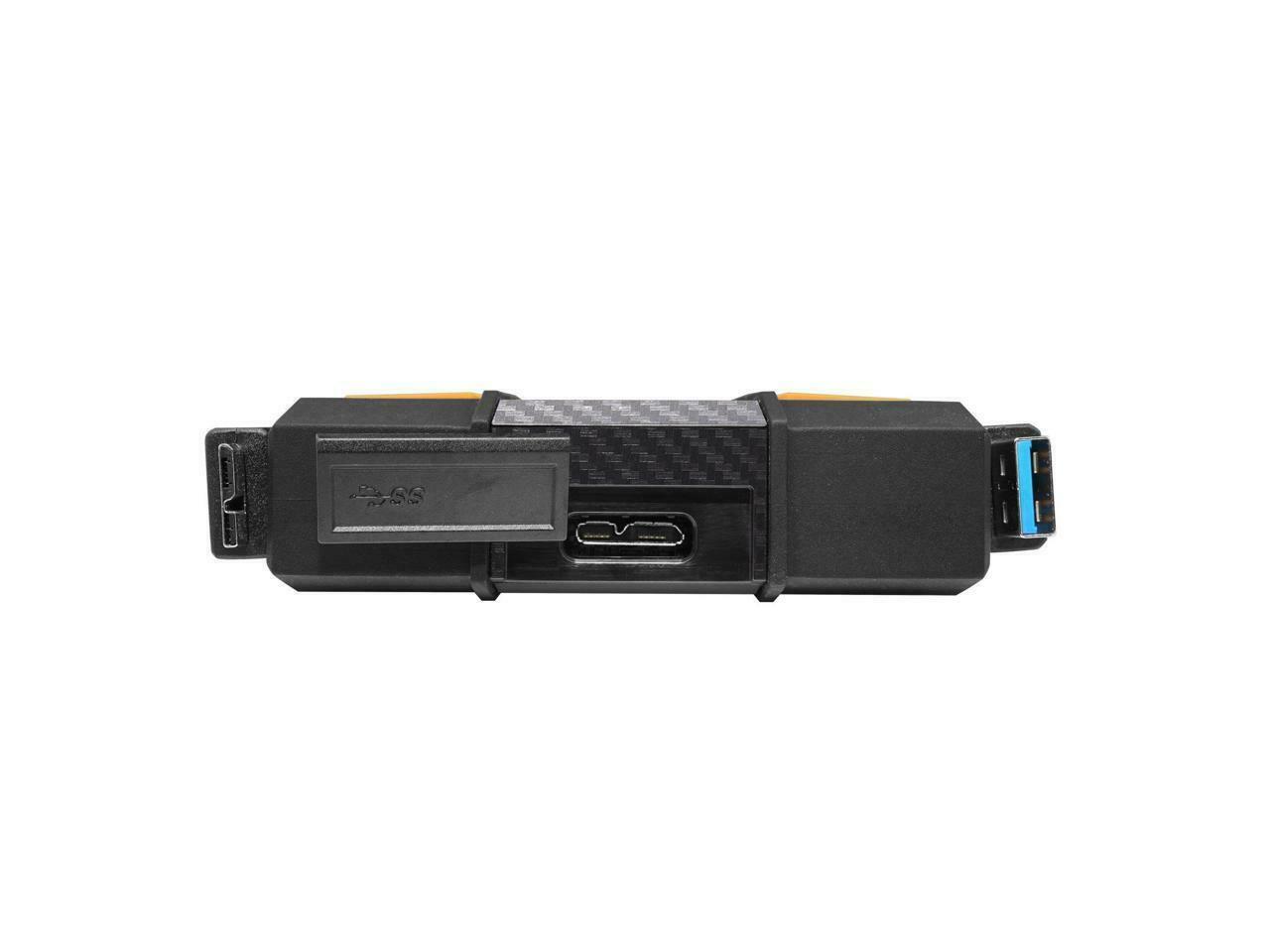 ADATA Durable Series HD710: 1TB Yellow External USB 3.1 Portable Hard Drive Gaming Console Compatible