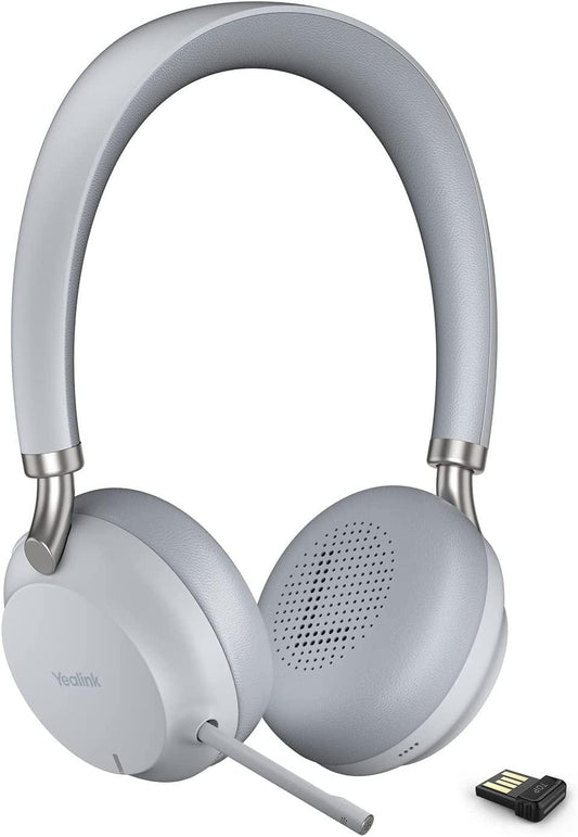 Yealink BH72-Lite Bluetooth Headset Teams Light Gray USB-A