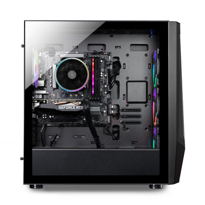 iBUYPOWER  Gaming Desktop - Intel Core i5 13400F, NVIDIA GeForce RTX 4060 8GB, 16GB DDR5 RGB RAM, 1TB NVMe SSD  TraceMeshI5N4601
