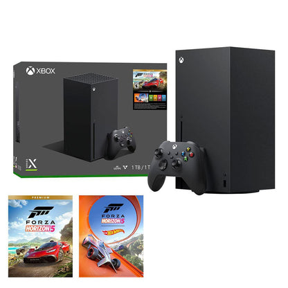 Newest Microsoft Xbox Series X 1TB SSD Gaming Console with One Wireless Controller, Forza Horizon 5 Full Game Bundle, Up to 120 FPS, True 4K Streaming + Pearlite Tech. Controller Cover Skin