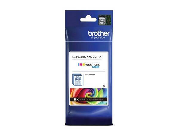 Brother INKvestment LC3035BKS Original Ultra High Yield Inkjet Ink Cartridge - Black - 1 Each - 6000 Pages