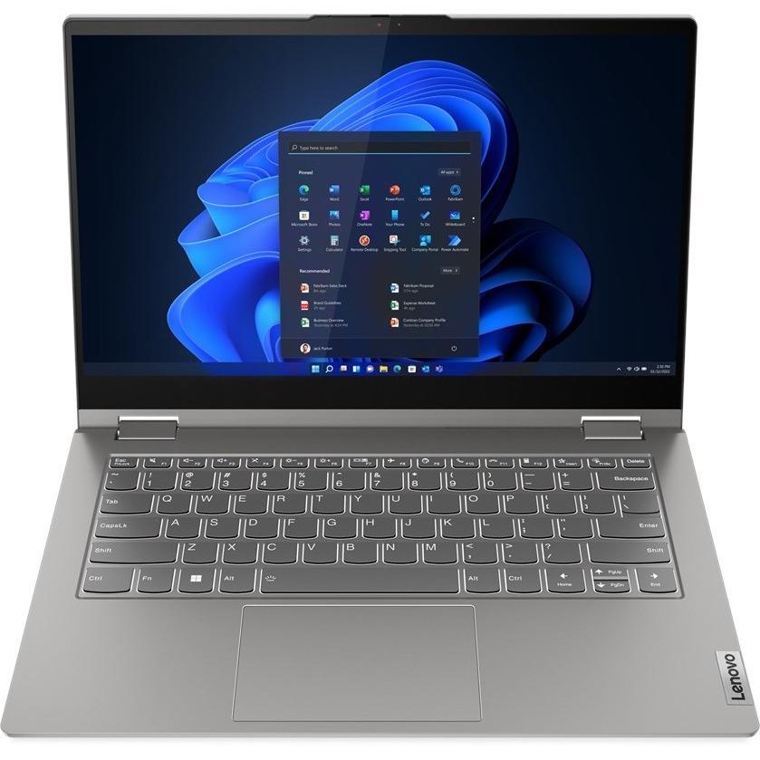 Lenovo ThinkBook 14s Yoga G3 IRU 21JG001GCA 14 Convertible 2 in 1 Notebook  Intel Core i7 13th Gen i7-1355U Deca-core (10 Core) 16 GB Total RAM 512 GB SSD - Mineral Gray