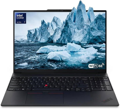 Lenovo ThinkPad E16 Gen 3 16 Business Laptop, Intel Core Ultra 7 255H, 16GB DDR5 RAM, 512GB SSD, 16 WUXGA Screen with Intel Arc 140T Shared GPU,  Windows 11 Pro, CANADIAN BILINGUAL Keyboard.
