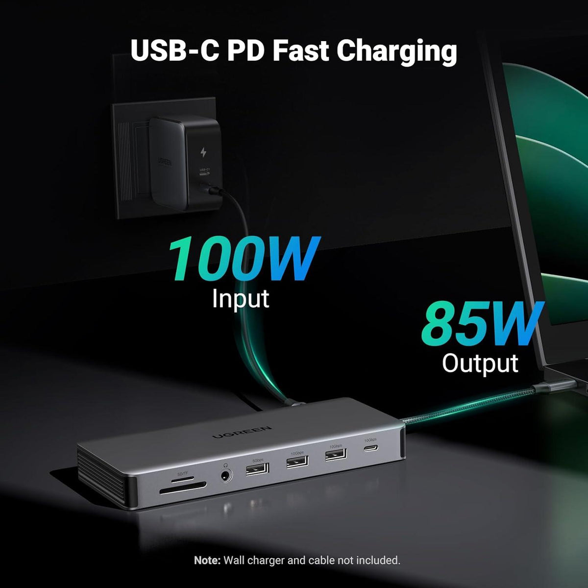 UGREEN Revodok Pro 313 Laptop Docking Station 13 in 1 4K Triple Display USB C Dock Dual HDMI, DP, 10Gbps Data Port 100W PD 1000Mbps Ethernet, SD/TF Card Reader