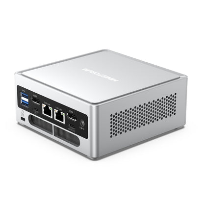 MINISFORUM NAB6 Lite Mini PC Core i5-12600H(12C/16T, up to 4.5 GHz) Mini Computer 32GB RAM + 500GB SSD, 2xHDMI + 2xUSB-C 4K@60Hz Outputs, 2x2.5G LAN, 4xUSB3.2, Intel Iris Xe Graphics Desktop Computer