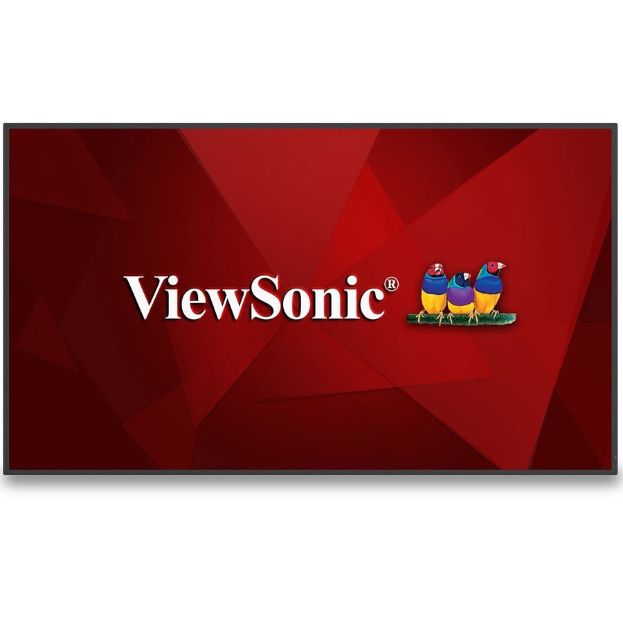 ViewSonic CDE8630 86" 4K UHD Wireless Presentation Display 24/7 Commercial Display with Portrait Landscape, USB C, Wifi/BT Slot