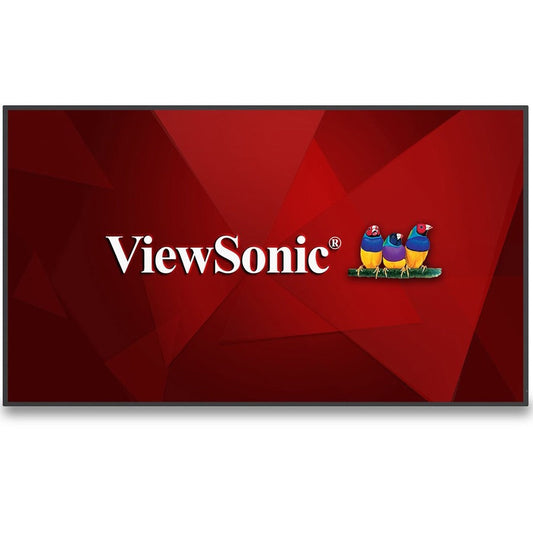 ViewSonic CDE7530 75" 4K UHD Wireless Presentation Display 24/7 Commercial Display with Portrait Landscape, HDMI, USB, USB C, Wifi/BT Slot