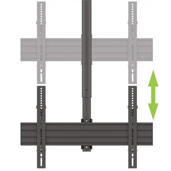 Kanto Black Outdoor Hanging TV Ceiling Mount for 37" to 70" TVs - CM600G