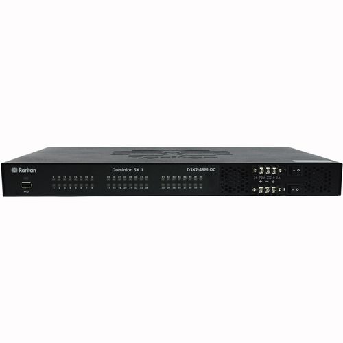 Raritan Dominion SX - Console Server - 48 Ports - 10MB LAN, 100MB LAN, GigE, PPP, Serial (DSX2-48M)