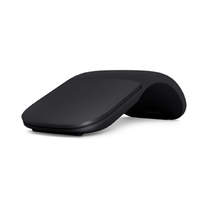 Microsoft Arc Mouse - Black. Sleek,Ergonomic design, Ultra slim and lightweight, Bluetooth Mouse for PC/Laptop,Desktop works with Windows/Mac computers