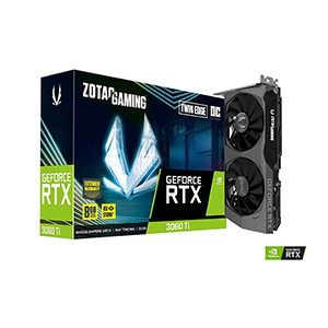 ZOTAC Gaming GeForce RTX 3060 Ti Twin Edge OC LHR 8GB GDDR6 256-bit 14 Gbps PCIE 4.0 Gaming Graphics Card, IceStorm 2.0 Advanced Cooling, Active Fan Control, Freeze Fan Stop ZT-A30610H-10MLHR