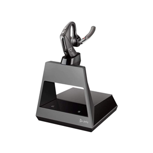 Plantronics - Voyager 5200 Office(Poly) - Bluetooth Over-the-Ear (Mono) Headset - Sound Guard-Noise Canceling Mic-Connects to Deskphone/PC Mac-Works with Teams (Certified), Zoom &amp; more