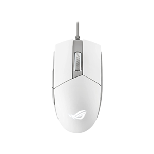 ASUS ROG Strix Impact II Moonlight White Gaming Mouse | Ambidextrous and Lightweight Design, 6200 DPI Optical Sensor, Push-Fit Hot Swappable Switches, Aura Sync RGB Lighting, Minimal Design Strix Impact II (Wired) Moonlight