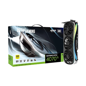 ZOTAC Gaming GeForce RTX 4070 Ti AMP Extreme AIRO DLSS 3 12GB GDDR6X 192-bit 21 Gbps PCIE 4.0 Gaming Graphics Card, IceStorm 2.0 Advanced Cooling, Spectra 2.0 RGB Lighting, ZT-D40710B-10P