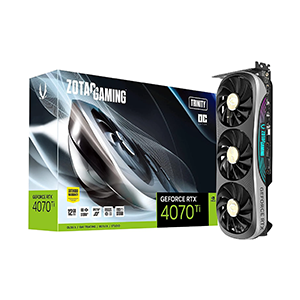ZOTAC Gaming GeForce RTX 4070 Ti Trinity OC DLSS 3 12GB GDDR6X 192-bit 21 Gbps PCIE 4.0 Gaming Graphics Card, IceStorm 2.0 Advanced Cooling, Spectra 2.0 RGB Lighting, ZT-D40710J-10P