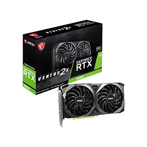 MSI Gaming GeForce RTX 3060 12GB 15 Gbps GDRR6 192-Bit HDMI/DP PCIe 4 Torx Twin Fan Ampere OC Graphics Card (Ventus 2X 12G OC)