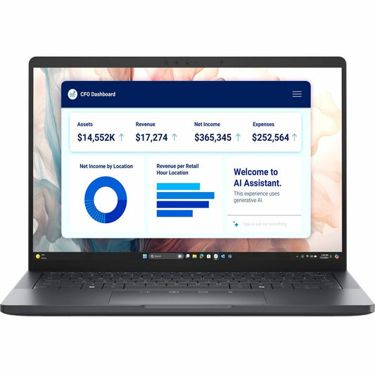 Dell Pro 13 Premium PA13250 13.3" Copilot+ PC Notebook - Full HD Plus - Intel Core Ultra 7 268V - vPro Technology - Intel Evo Platform - 32 GB - 512 GB SSD - English (US) Keyboard - Magnetite - Intel Chip - 1920 x 1200 - Windows 11 Pro