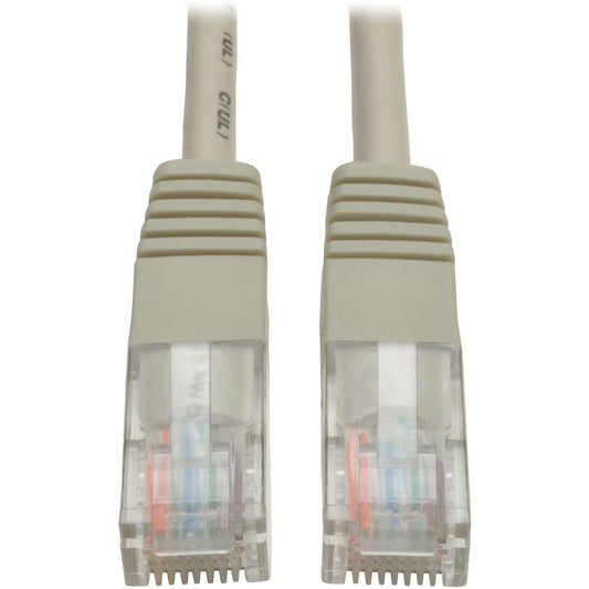 Tripp Lite Eaton Tripp Lite Series Cat5e 350 MHz Molded (UTP) Ethernet Cable (RJ45 M/M), PoE - Gray, 7 ft. (2.13 m) - 7ft - 1 x RJ-45 Male - 1 x RJ-45 Male - Gray