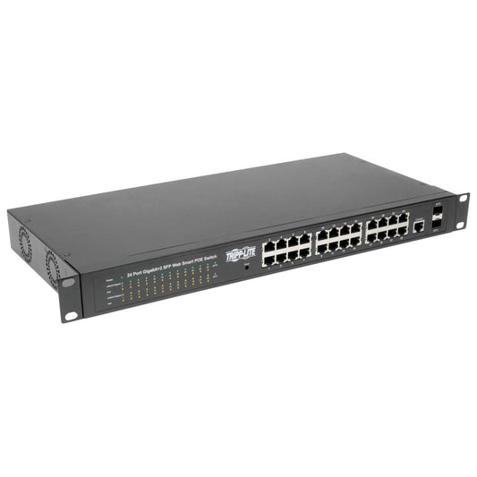 Tripp Lite By Eaton 24 10/100/1000mbps Port Gigabit L2 Web-smart Managed Poe+ Switch