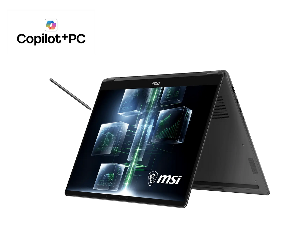 MSI Prestige N16 Flip AI+ 16" Tandem UHD+ OLED Touch Ultra Thin 2-in-1 Laptop NVIDIA RTX Spark N1X with 6144-core GPU and 20-core CPU, 64GB unified memory LPDDR5X 2TB NVMe SSD Windows 11 Pro