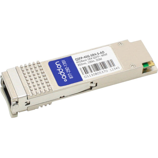 AddOn Cisco QSFP-40G-SR4-S Compatible TAA Compliant 40GBase-SR4 QSFP+ Transceiver (MMF, 850nm, 100m, MPO, DOM)
