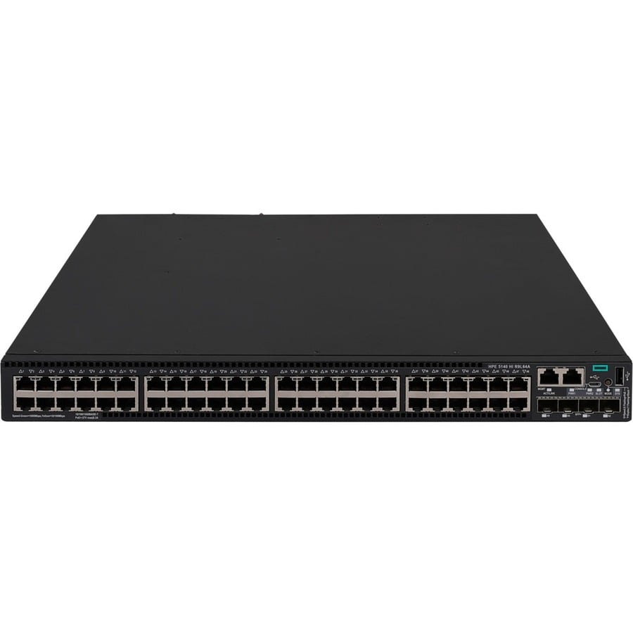 HPE FlexNetwork 5140 48G PoE+ 4SFP+ 1-Slot HI Switch (R9L64A)