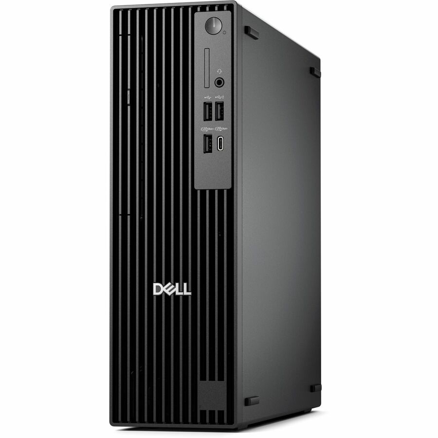 Dell Pro Slim Plus QBS1250 Desktop Computer - Intel Core Ultra 7 265 - 16 GB - 512 GB SSD - Slim PC - Standard Black - Intel Chip - Windows 11 Pro - Intel DDR5 SDRAM - English (US) Keyboard - IEEE 802.11ax - 260 W