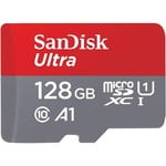SanDisk Ultra microSDXC 128GB with Adapter - SDSQUAB-128G-CN6MA