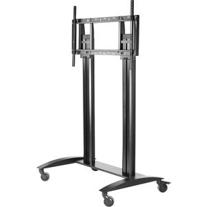 SmartMount® Flat Panel Cart for the 85" Microsoft® Surface™ Hub 2S - 300 lb Capacity - 4 Casters - 4" Caster Size - x 29" Depth Height - Black - 85" Screen Supported - 1