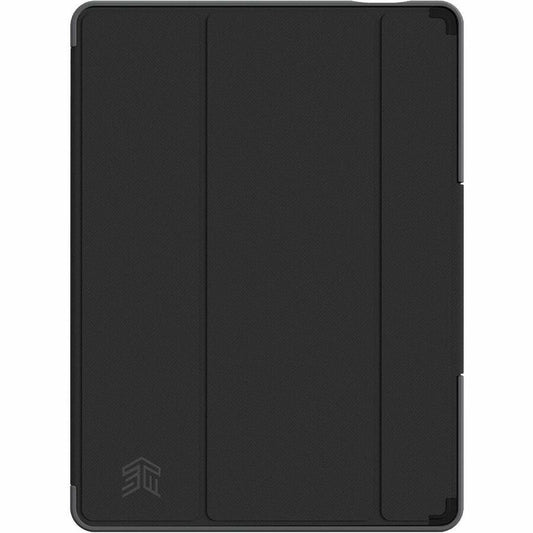 STM Goods Dux OX Rugged Carrying Case Apple iPad (10th Generation) Tablet - Black - Water Resistant Cover - Polycarbonate, Thermoplastic Polyurethane (TPU), Polyurethane Body - 10.6" Height x 8.6" Width x 1" Depth