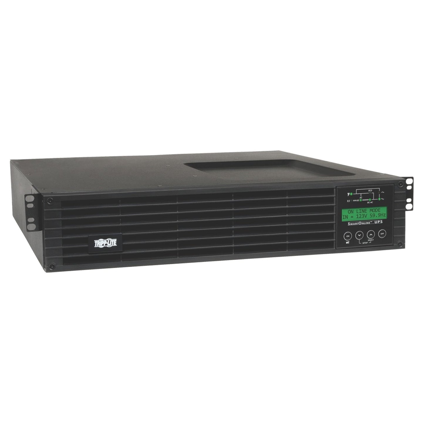 Tripp Lite Eaton Series SmartOnline 2000VA 1800W 120V Double-Conversion UPS - 7 Outlets, Extended Run, Network Card Included, LCD, USB, DB9, 2U Rack/Tower - 2U Tower/Rack/Wall Mountable