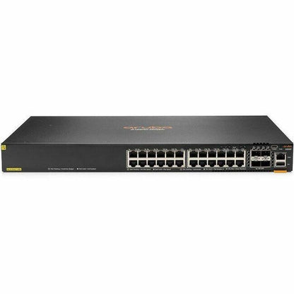 Aruba CX 6200F 24G Class 4 PoE 4SFP+ 370W Switch - 24 Ports - Manageable - Gigabit Ethernet, 10 Gigabit Ethernet - 10/100/1000Base-T, 10GBase-X - 3 Layer Supported - Modular - 4 SFP Slots - 65 W Power