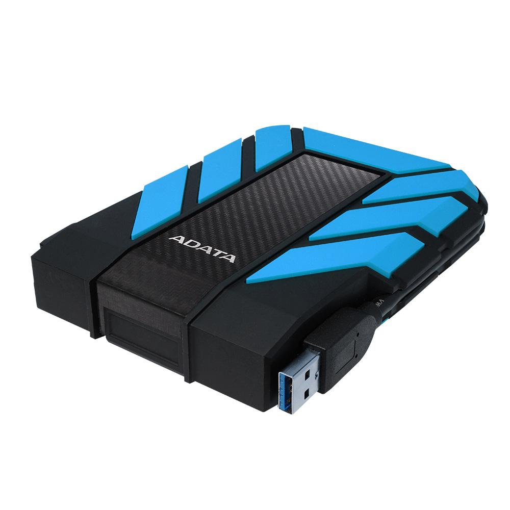 ADATA HD710 Pro External Hard Drive: Blue 1TB USB 3.1 | Durable, Waterproof, Dustproof Portable HDD | Shock Vibration Sensing Technology | Ratings: IPX8 MIL-STD-810G 516.6 | 3yr Warranty