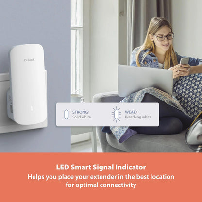 D-Link AQUILA PRO AI AX3000 Wi-Fi 6 Smart Mesh Extender - E30