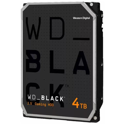 WD Black WD4006FZBX 4 TB Desktop Hard Drive - 3.5" External - SATA (SATA/600) - Conventional Magnetic Recording (CMR) Method - Black - Desktop PC, Gaming PC Device Supported - 7200rpm