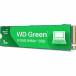 WD Green SN350 1TB Internal NVMe SSD, M.2 2280, PCIe Gen3 x4 - WDS100T3G0C-BULK
