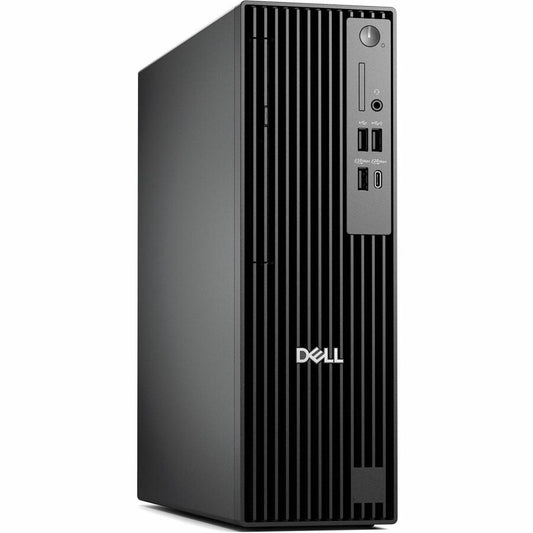 Dell Pro Slim Plus QBS1250 Desktop Computer - Intel Core Ultra 5 235 - 16 GB - 256 GB SSD - Slim PC - Standard Black - Intel Chip - Windows 11 Pro - Intel DDR5 SDRAM - DVD-Writer - 260 W