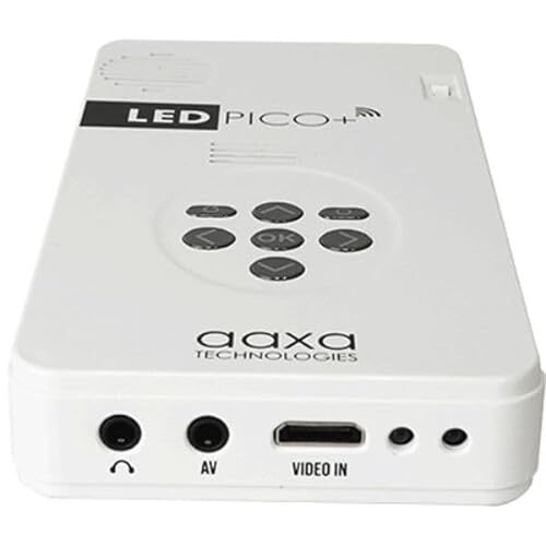 Aaxa Technologies KP - 101 - 03 Led Pico Plus Mini Proj 720p Hdproj Lcos Wifi Mirroring 2hr Batt 0.5lbs - Dealtargets.ca
